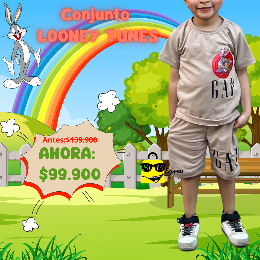 CONJUNTO LOONEY TUNNES