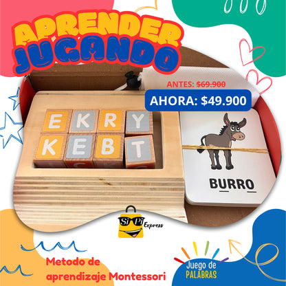 JUEGO DE PALABRAS MONTESSORI