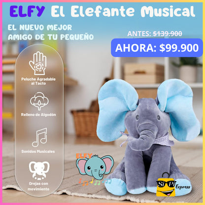 PELUCHE ELEFANTE DUMBO CON PILAS